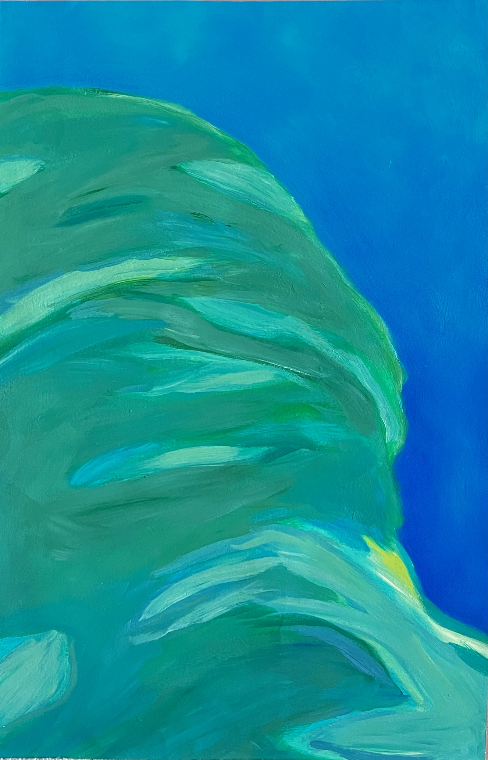 SOLD-Sea Island Flats (acrylic on paper, 24