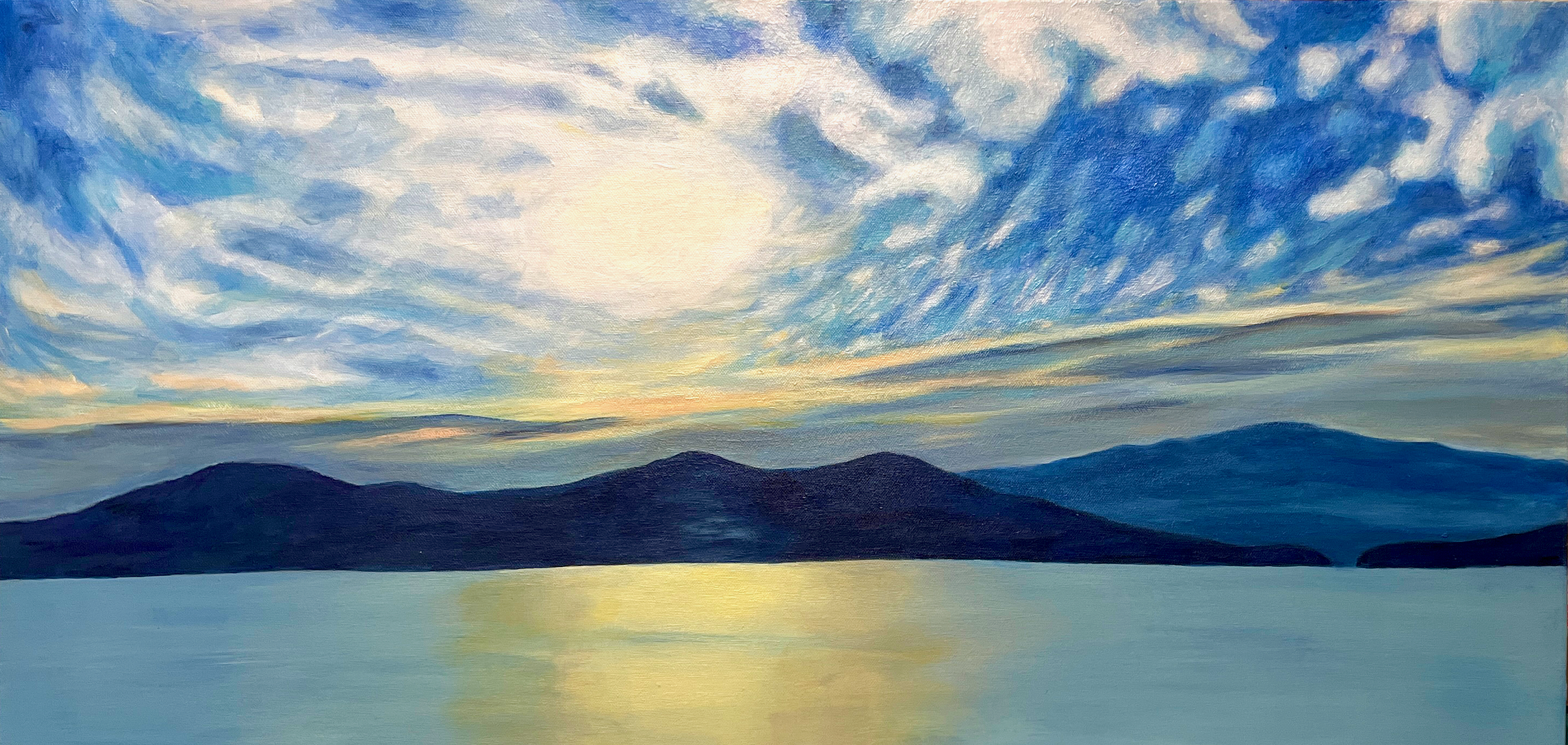 SOLD - Halfmoon Bay (acrylic on canvas, 36