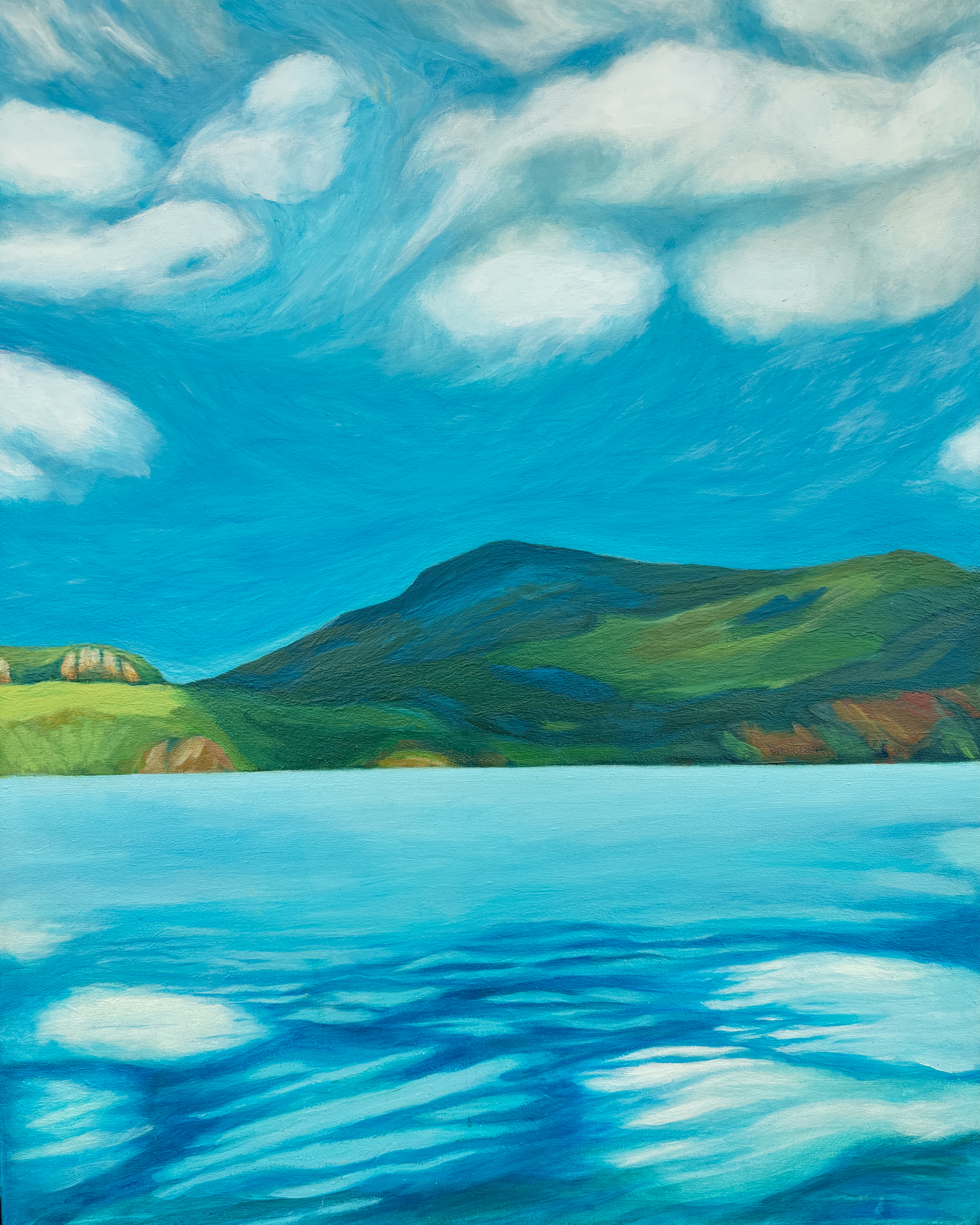 Saltspring Island from Cowichan Bay (2025)
24 inches x 30 inches, acrylic on canvas
C$1800