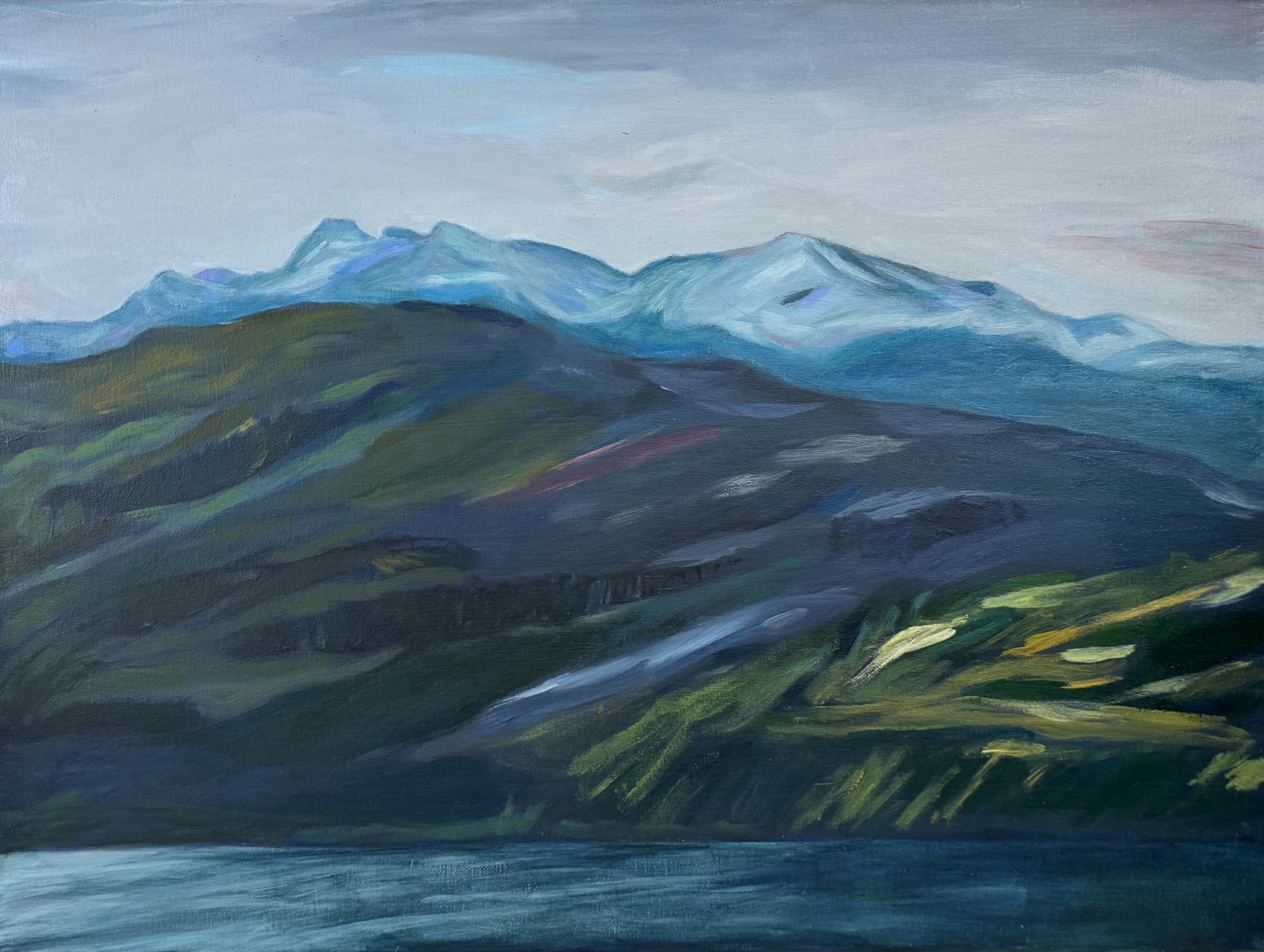 Horseshoe Bay on a Grey Day (2025)
24 inches x 18 inches, acrylic on canvas